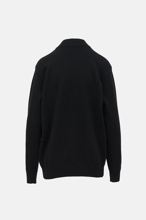 Burberry Check Crewneck Sweater