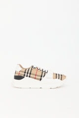 Burberry Check Low Top Sneaker