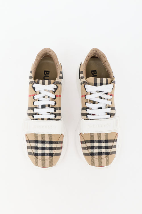 Burberry Check Low Top Sneaker