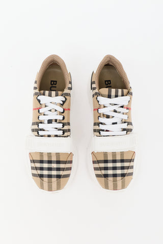 Burberry Check Low Top Sneaker