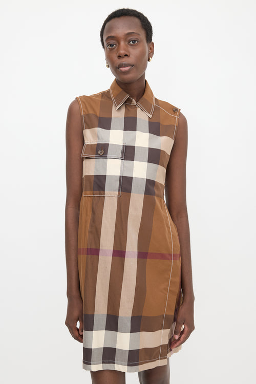 Burberry Check Wrap Dress