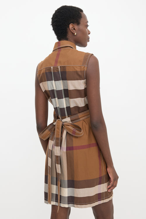 Burberry Check Wrap Dress