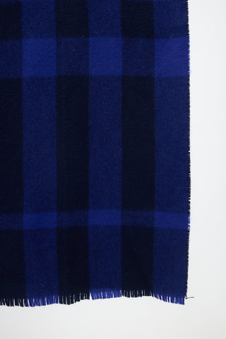 Burberry Check Fringe Scarf
