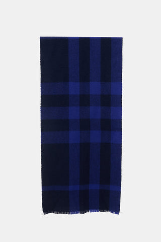 Burberry Check Fringe Scarf