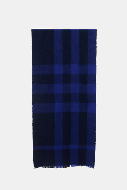 Burberry Check Fringe Scarf