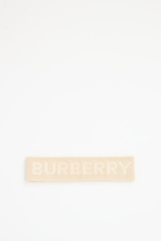 Burberry Logo Knit Headband