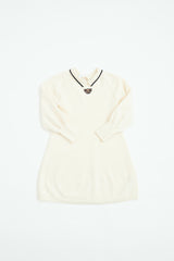 Burberry Kids Wool Knit Shirt Dress