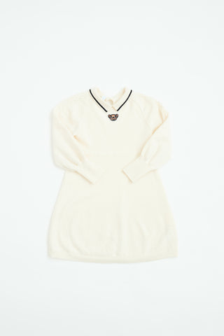 Burberry Kids Wool Knit Shirt Dress