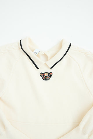 Burberry Kids Wool Knit Shirt Dress