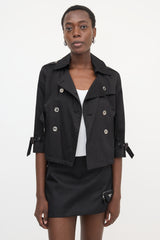 Burberry Cropped Trench Jacket
