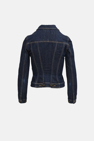 Burberry Dark Wash Denim Jacket