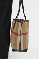 Burberry Reversible Doodle Check Bag