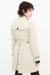 Burberry Double Breasted Trench Coat