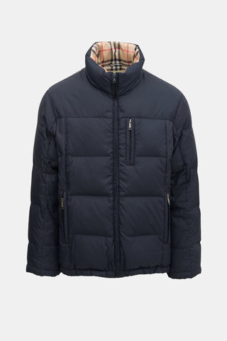 Burberry Down & Nylon Puffer Jacket