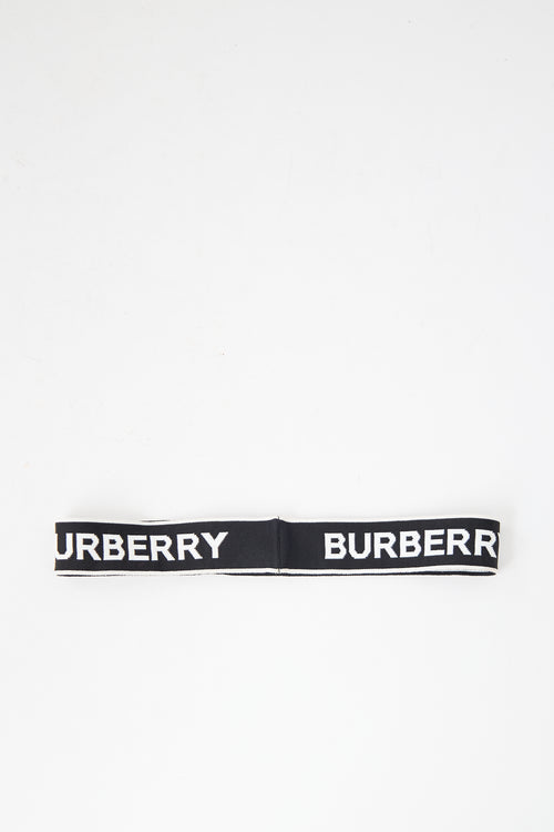 Burberry Elastic Logo Headband