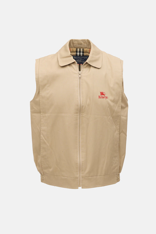 Burberry Embroidered Logo Vest