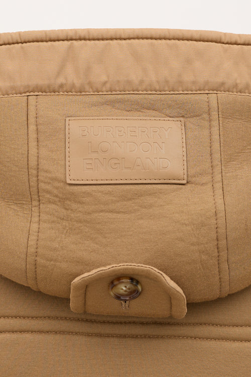 Burberry FW 2019 Neoprene & Shearling Duffle Coat