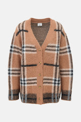 Burberry Fuzzy Check Cardigan