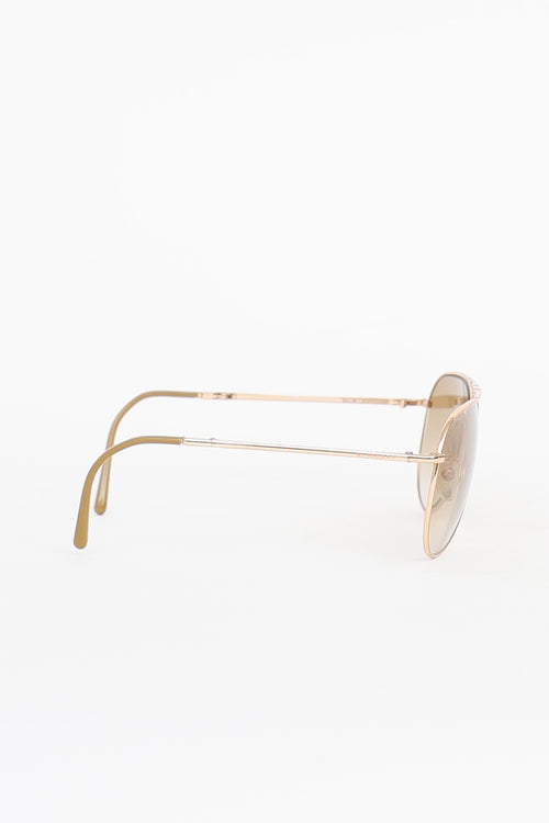 Burberry B3071 Folding Aviator Sunglasses