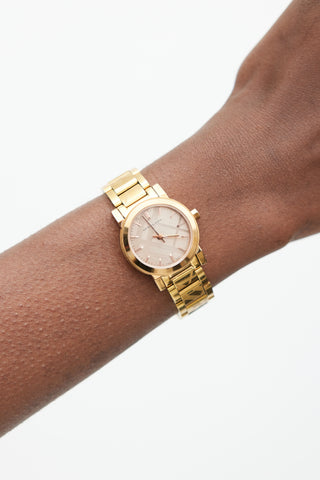 Burberry Gold The City Watch
