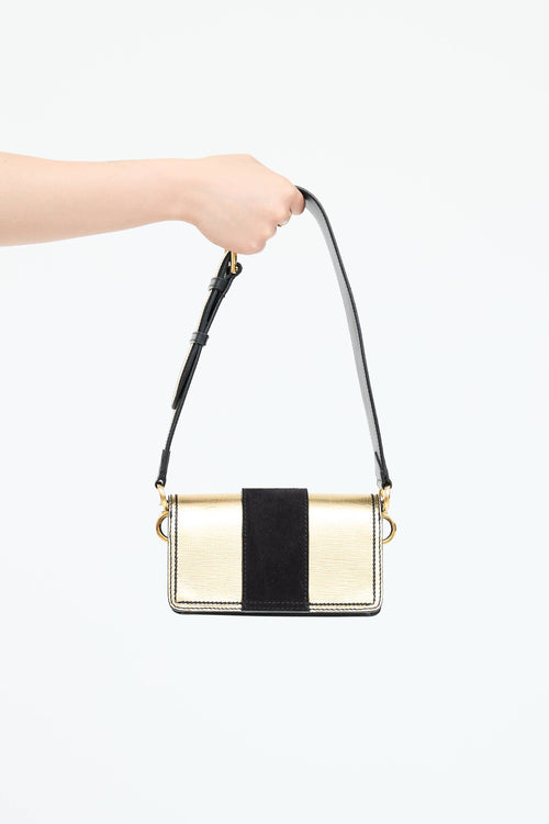 Burberry Metallic Madison Bag