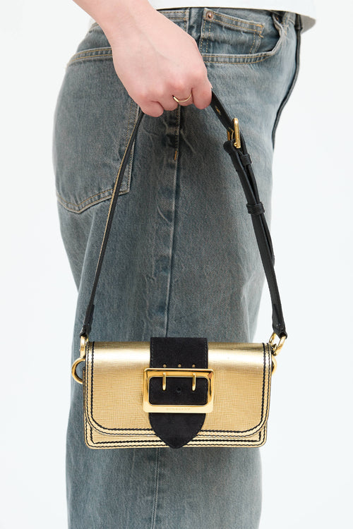Burberry Metallic Madison Bag