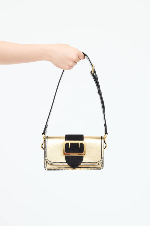 Burberry Metallic Madison Bag