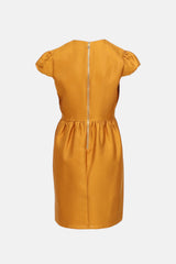  Silk Cap Sleeve Dress