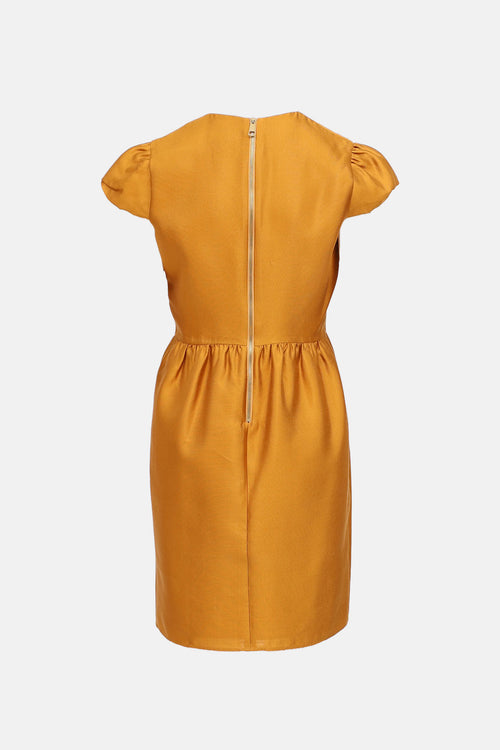  Silk Cap Sleeve Dress