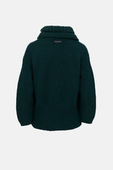 Burberry Wool Fur Trim Cardigan