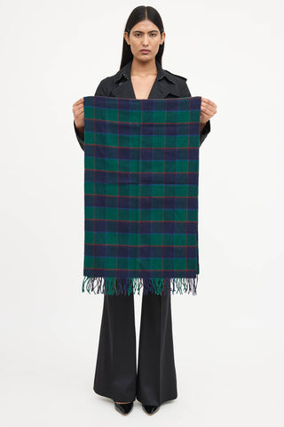 BurberryCashmere Check Scarf