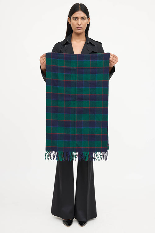 BurberryCashmere Check Scarf