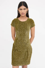 Burberry Textured Velvet  Dress