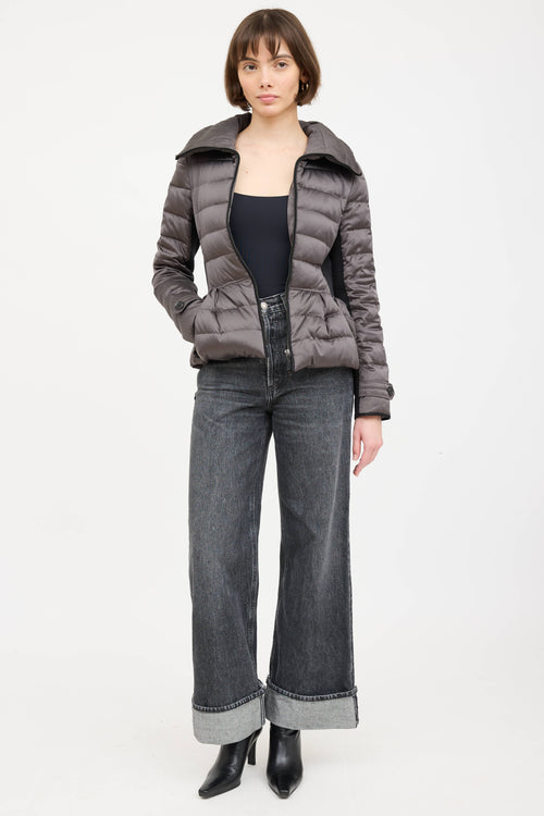 Burberry Cinched Down Belted Jacket