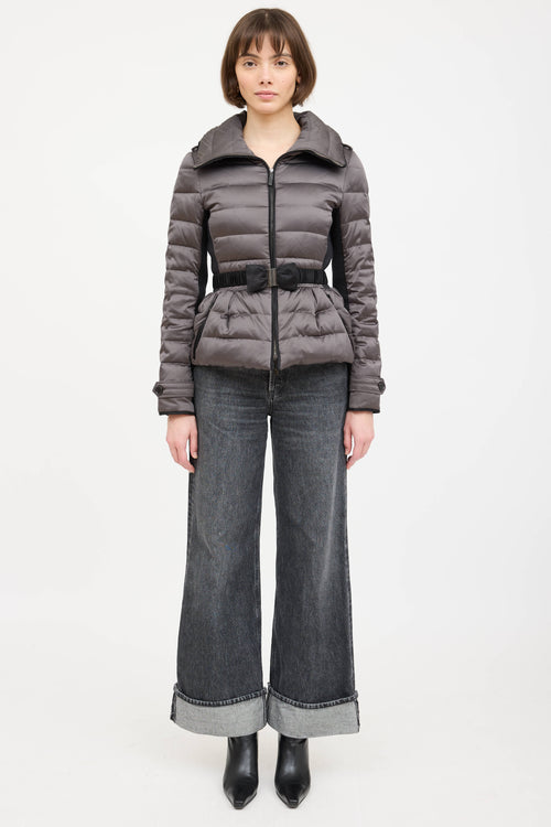 Burberry Cinched Down Belted Jacket