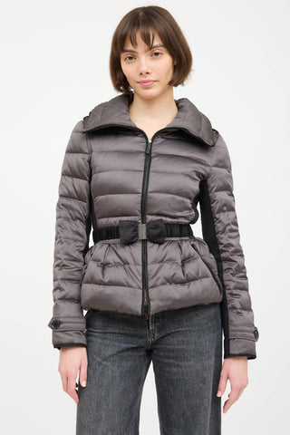 Burberry Cinched Down Belted Jacket