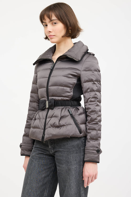 Burberry Cinched Down Belted Jacket