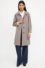 Burberry Balmacaan Camden Raglan Coat