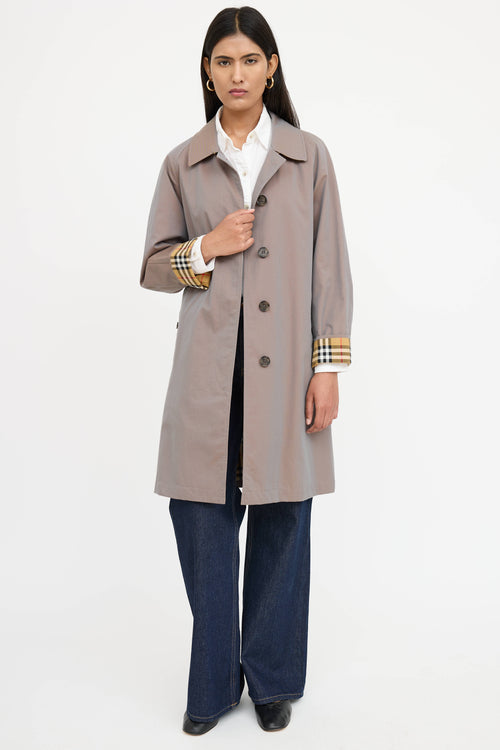 Burberry Balmacaan Camden Raglan Coat