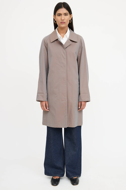 Burberry Balmacaan Camden Raglan Coat