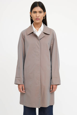 Burberry Balmacaan Camden Raglan Coat