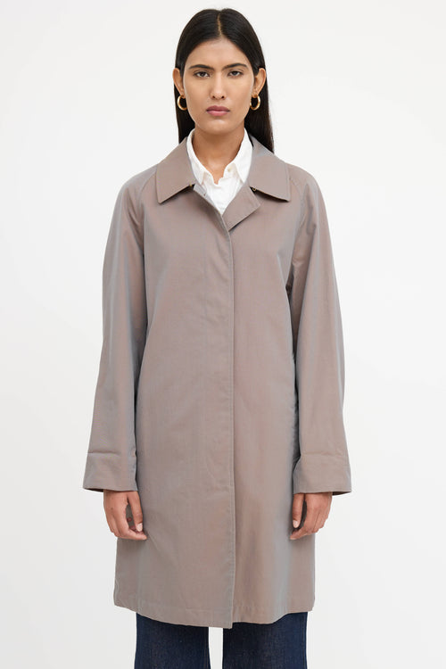 Burberry Balmacaan Camden Raglan Coat