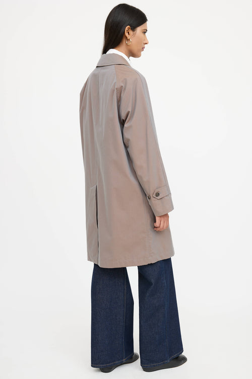Burberry Balmacaan Camden Raglan Coat