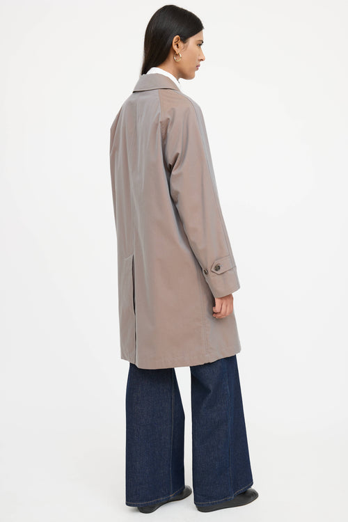 Burberry Balmacaan Camden Raglan Coat