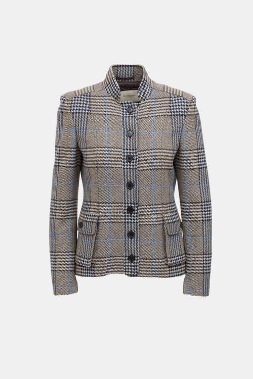 Burberry Wool Check Jacket