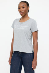 Burberry Flocked Logo T-Shirt