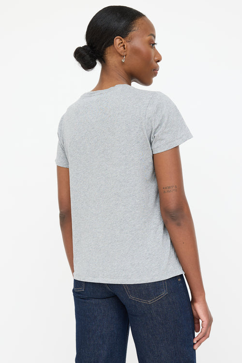 Burberry Flocked Logo T-Shirt