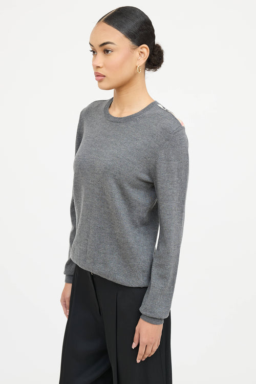 Burberry Brit Wool Check Sweater