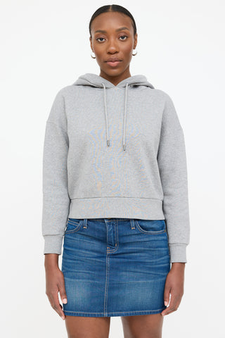 Burberry Embroidered Logo Hoodie