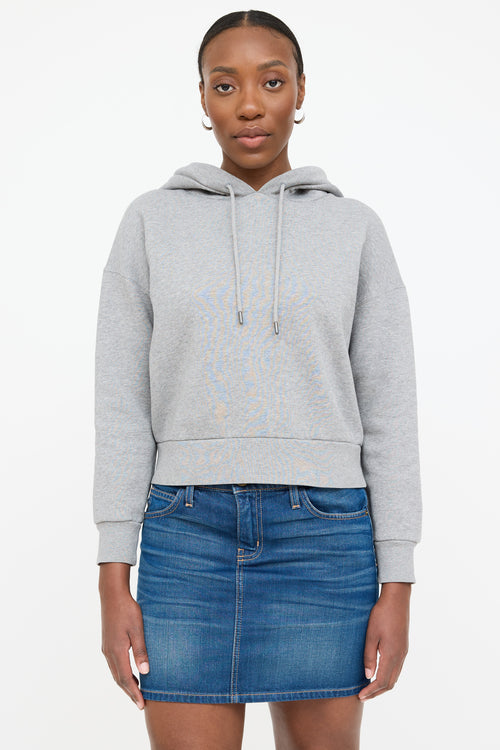 Burberry Embroidered Logo Hoodie